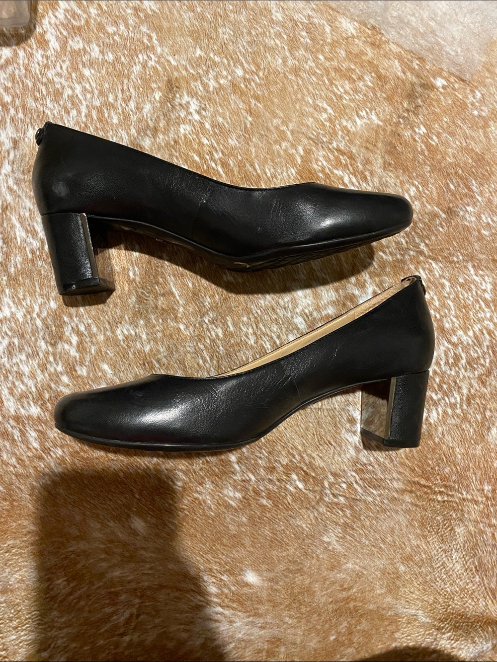 Nuture size 7Classic Black Block Heel Pumps - Women